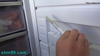 Extreme Masturbation With Syringe In Uterus
