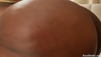 A Plump Woman Enjoying A Bbc Penetration