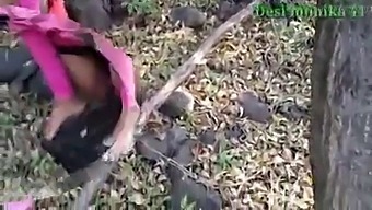 A South Asian Girlfriend Has Sex In A Jungle