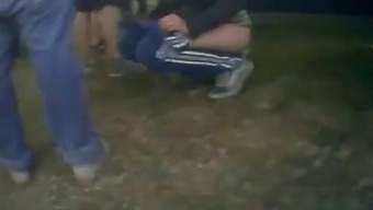 Squirting In The Open Air With A Close-Up View