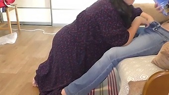 Mature Mom Pleasures Her Teenage Son With A Blowjob And Anal Sex