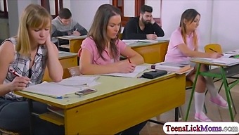 Anina Silk Enjoys A Deepthroating Session With A Preferred Sex Toy Of Cathy Heavens