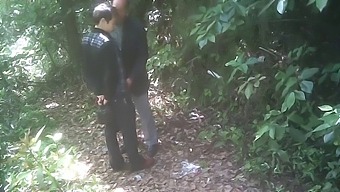 Gay Park Cruising With Chinese Amateur