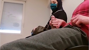 A Voyeuristic Doctor Secretly Films A Muslim Patient'S Illicit Activity In The Waiting Room