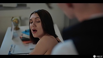 High-Definition Video Of A Spoiled Student And Teacher Engaging In Sexual Activity, With The Teacher Frozen In Time