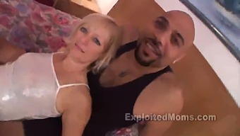 A Non-Professional Woman Has Sex With A Large Black Penis In A Video Featuring A Hot Blonde Milf