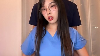 Elle Lee, A Young Asian Medical Intern, Gets Fucked By A Creepy Doctor