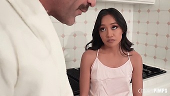 Jade Kimiko'S Passionate Encounter With Charles Dera'S Impressive Manhood