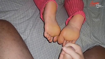 I Assisted My Stepson In Ejaculating On The Bottom Of My Foot