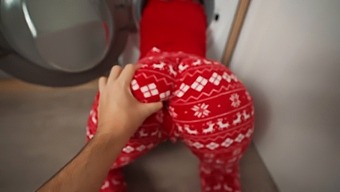 Step Mother Gets Trapped In Washing Machine As Christmas Present To Step Son