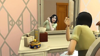 A Japanese Mature Woman And Her Young Step-Son Stay In The Same Room During A Business Trip