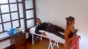 A Client Receives A Facial During A Massage And Ends Up Having Sex With The Therapist