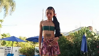 Interracial Encounter Between Petite Princess And Monstrous Assailant