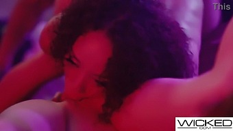 Indulge In A Sinful Threesome With Alexis Tae'S Sensual Skills
