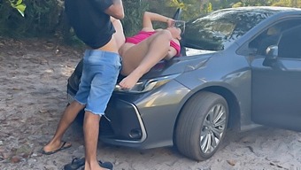 Public Sex In A Restaurant With A Well-Endowed Couple