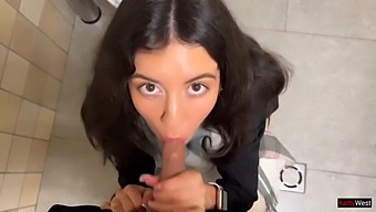 I Craved For You Intensely - Have Sex With Me And Ejaculate On My Visage In This Open-Air Retail Complex! - Cumstroll