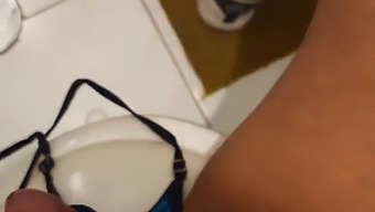 Mature Woman Helps Young Man Climax In The Bath