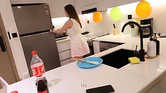 I Had A Hot Kitchen Affair With My Friend’s Mother After His Birthday Party.